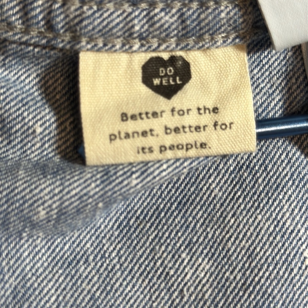 Madewell Denim Snap-Button Western Shirt in Percy Wash size XXS - Picture 11 of 12